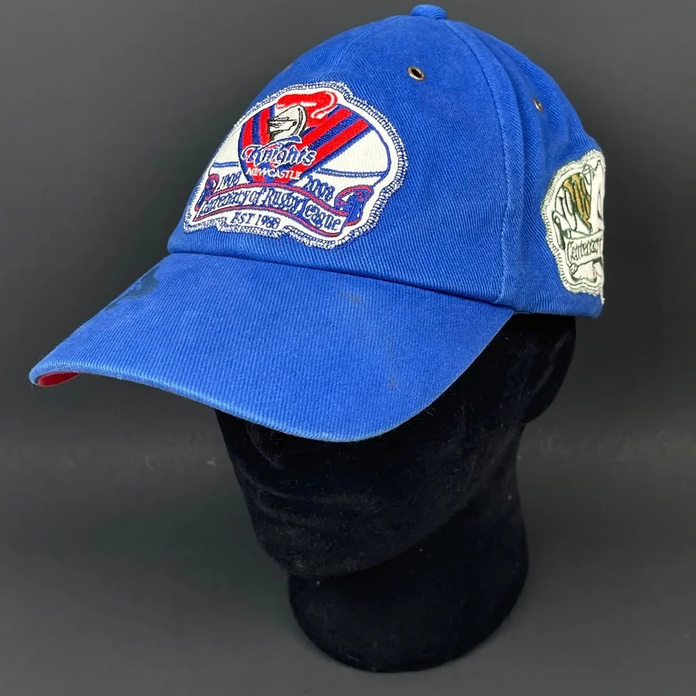 Canterbury Newcastle Knights Hat Mens Blue Centenary of Rugby League 1908-2008